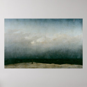 Capuchin Friar By The Sea - Caspar David Friedrich Poster