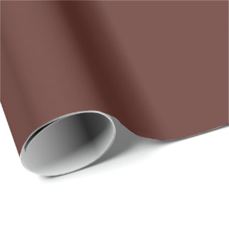 Caput mortuum (solid colour) wrapping paper