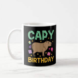 Capy Birthday, Cappybara, Capybara Coffee Mug