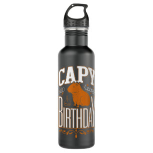 Capy Birthday, Capybara Plush, Cappybara, Capybara 710 Ml Water Bottle