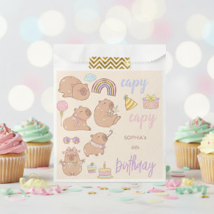 Capy capy birthday  favour bags