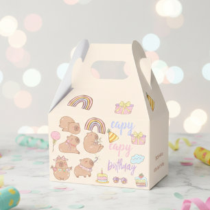Capy capy birthday favour box