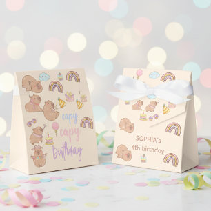 Capy capy birthday favour box