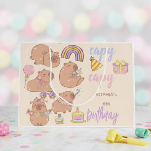 Capy capy birthday large gift bag