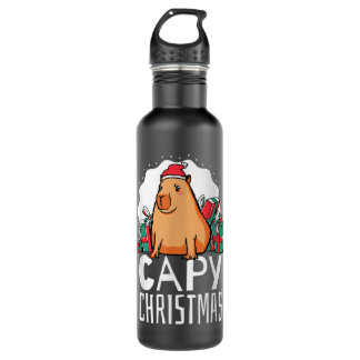 Capy Christmas Capybara  710 Ml Water Bottle