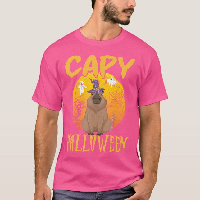 Capy Halloween Caprincho Capy Funny Capybara T-Shirt (Front)
