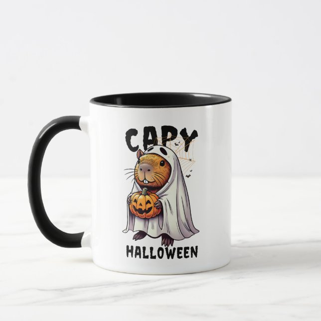 Capy Halloween Capybara Mug (Left)