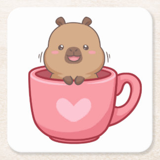 Capy Love Paper Coaster
