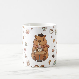 Capy-Paris: A Cozy Sip of Calm Coffee Mug