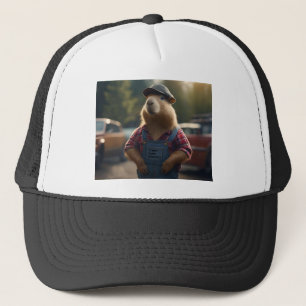 Capy The Mechanic Auto Repairs, Hoodie Trucker Hat