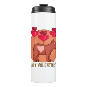 Capy Valentine's Thermal Tumbler