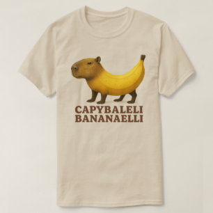 Capybaleli Bananaelli – Italian Brainrot Banana Ca T-Shirt