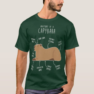 Capybara Anatomy T-Shirt