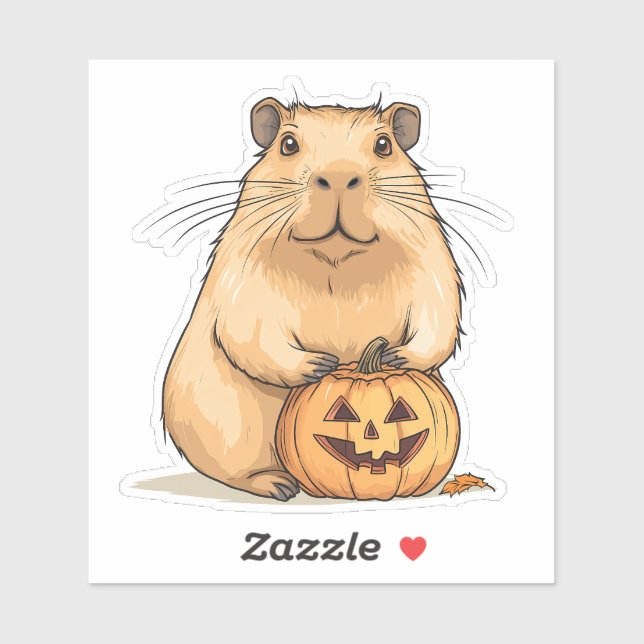 Capybara and Pumpkin Halloween (Sheet)