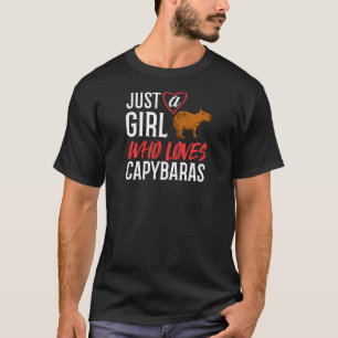 Capybara Animal Cute Lesser Rodent Swimming 1 T-Shirt