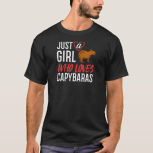 Capybara Animal Cute Lesser Rodent Swimming 1 T-Shirt