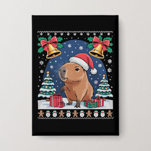 Capybara Animal Lover Xmas Gift Ugly Capybara 
