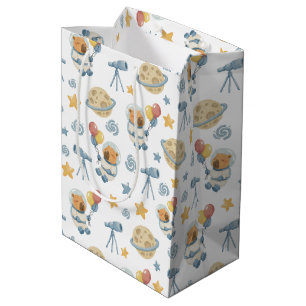 Capybara Astronaut Pattern Gift Bag