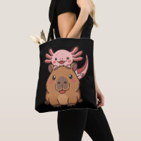 Capybara Axolotl Kawaii Animal Lover Zoo Day