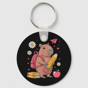 Capybara Backpack Pencil Books Toddler Kids Back T Key Ring
