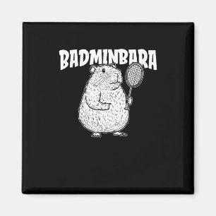 Capybara Badminton Shuttle - Player Racket Badminb Magnet
