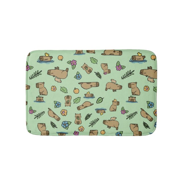 Capybara Bath Mat (Front)