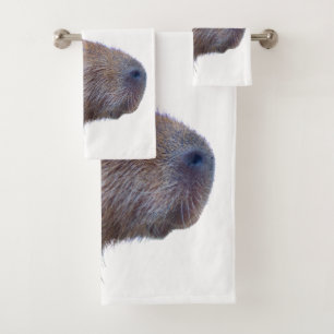 Capybara Bath Towel Set