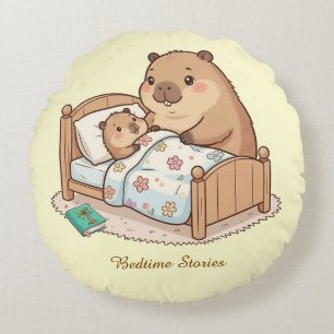 Capybara Bedtime Stories Pillow