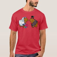 Capybara Bride & Groom Wedding Illustration Premiu