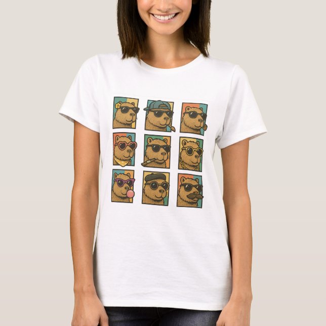 Capybara Calm Crew T-Shirt (Front)