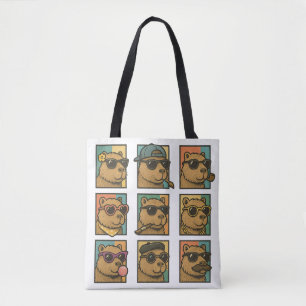 Capybara Calm Crew Tote Bag
