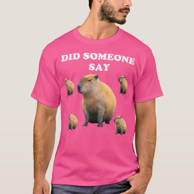 Capybara Capybara Capybara Capybara T-Shirt (Front)