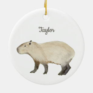 Capybara Ceramic Tree Decoration