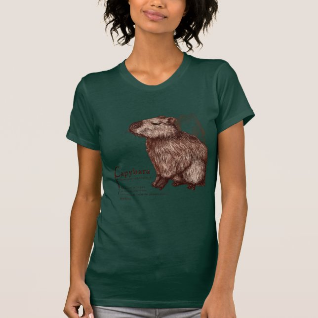 capybara - chocolate T-Shirt (Front)
