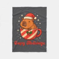 Capybara Christmas Shirt, Funny Capy Holidays 