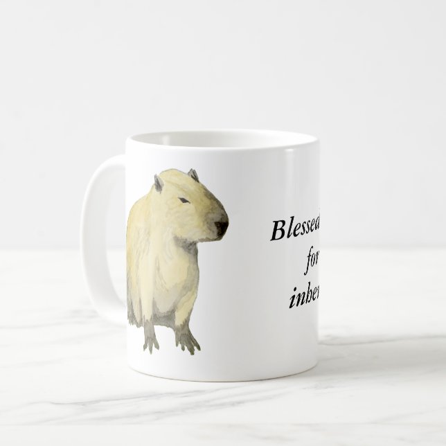 Capybara Coffee Mug (Front Left)