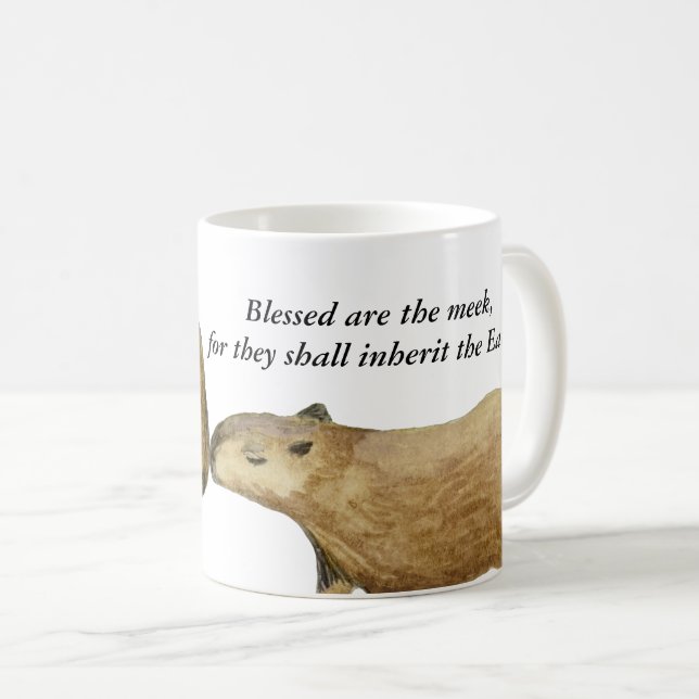 Capybara Coffee Mug (Front Right)