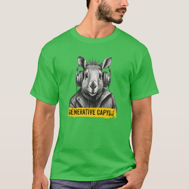 Capybara cool fun T-shirt (Front)