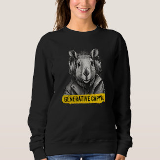 Capybara cool fun T-shirt Sweatshirt