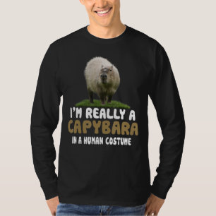 Capybara Costume Girls Boys Women Rodent T-Shirt