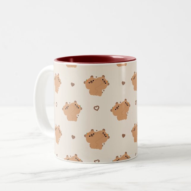 Capybara Couple Mug (Front Left)