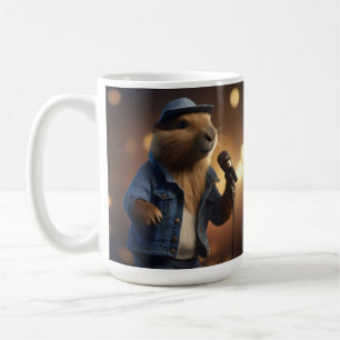 "Capybara Cowboy: Serenading the Wild West" Coffee Mug