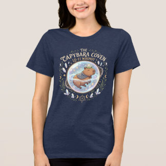 Capybara Crystal Ball Shirt Celestial Witchy Tee