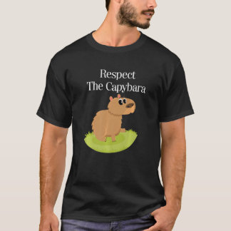 Capybara  Cute Pet Animal Rodent Mammal Wildlife   T-Shirt