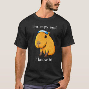 Capybara Cute Pet Animal Rodent Mammal Wildlife T-Shirt