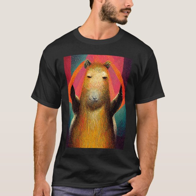 Capybara Dancing Capibara Dance Dancer T-Shirt (Front)