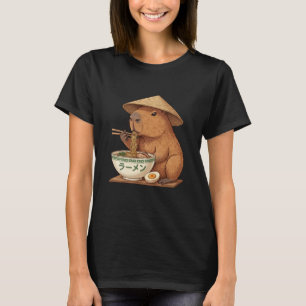 Capybara Eating Ramen Cute Japanese Cartoon Kids A T-Shirt
