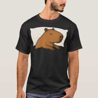 Capybara Favourite Sleep Sleeping s Boys Girls T-Shirt
