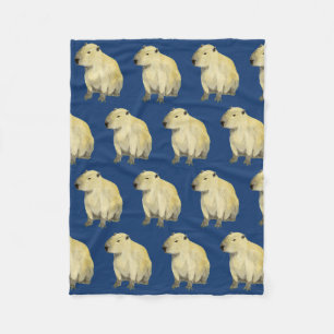 Capybara Fleece Blanket