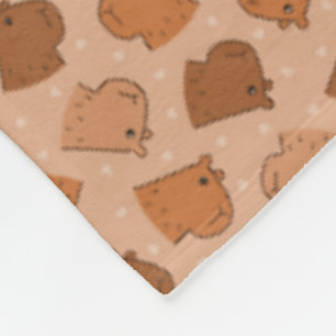 Capybara Fleece Blanket